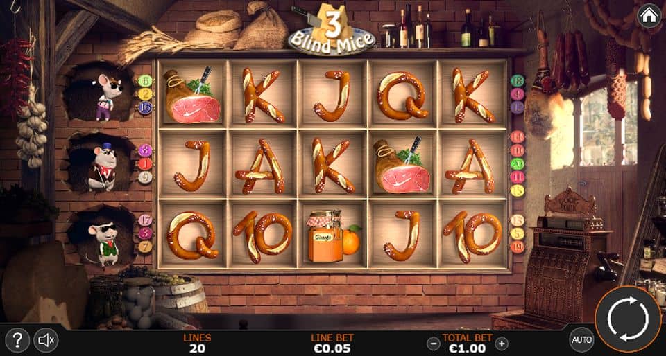 3 Blind Mice Slot Game Free Play at Casino Ireland 01