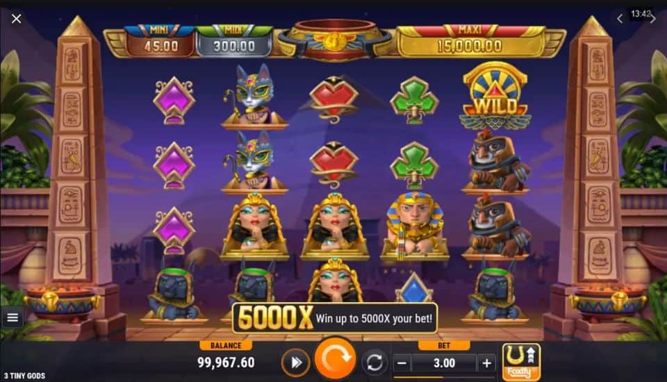 3 Tiny Gods Slot Game Free Play at Casino Ireland 01