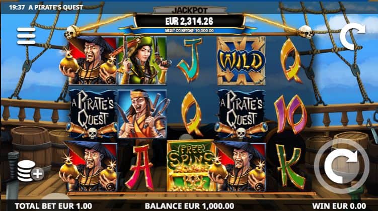 A Pirate Quest Slot Game Free Play at Casino Ireland 01