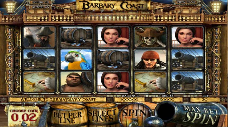 Barbary Coast Slot Game Free Play at Casino Ireland 01