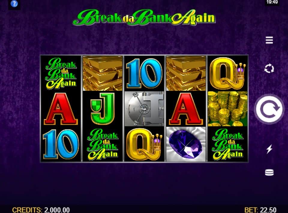 Break Da Bank Again Slot Game Free Play at Casino Ireland 01