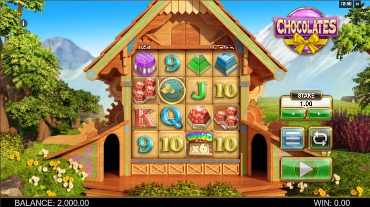 Chocolates Slot Game Free Play at Casino Ireland 01