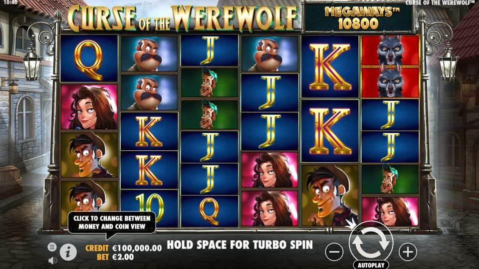 Curse of the Werewolf Megaways Slot Game Free Play at Casino Ireland 01