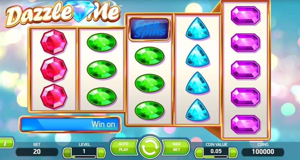 Dazzle Me Slot Game Free Play at Casino Ireland 01