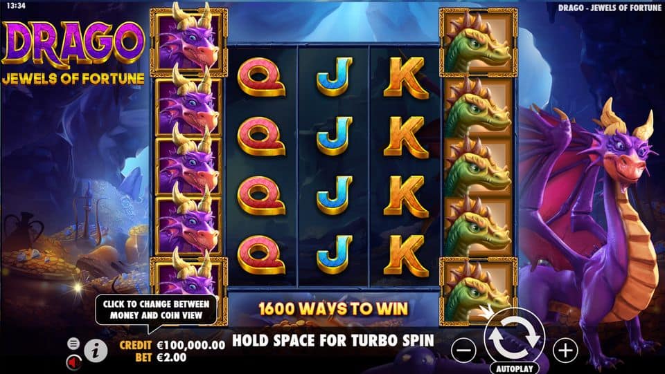 Drago Jewels of Fortune Slot Game Free Play at Casino Ireland 01