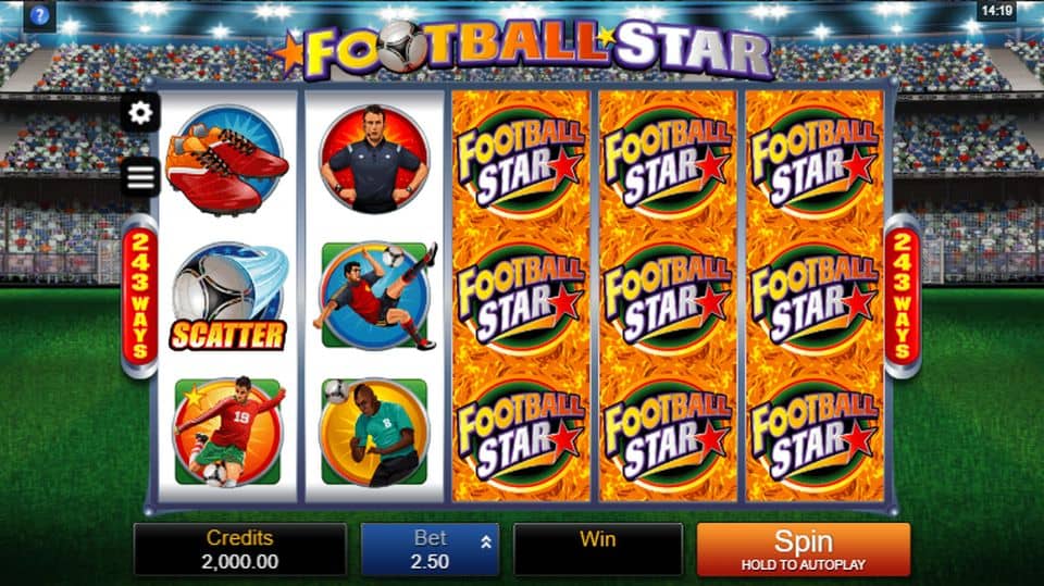 Football Star Slot Game Free Play at Casino Ireland 01