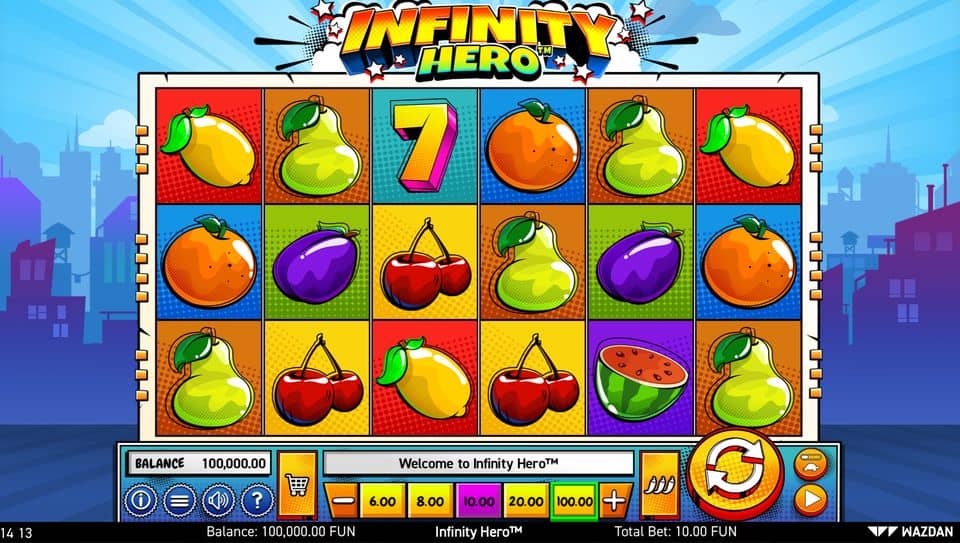 Infinity Hero Slot Game Free Play at Casino Ireland 01