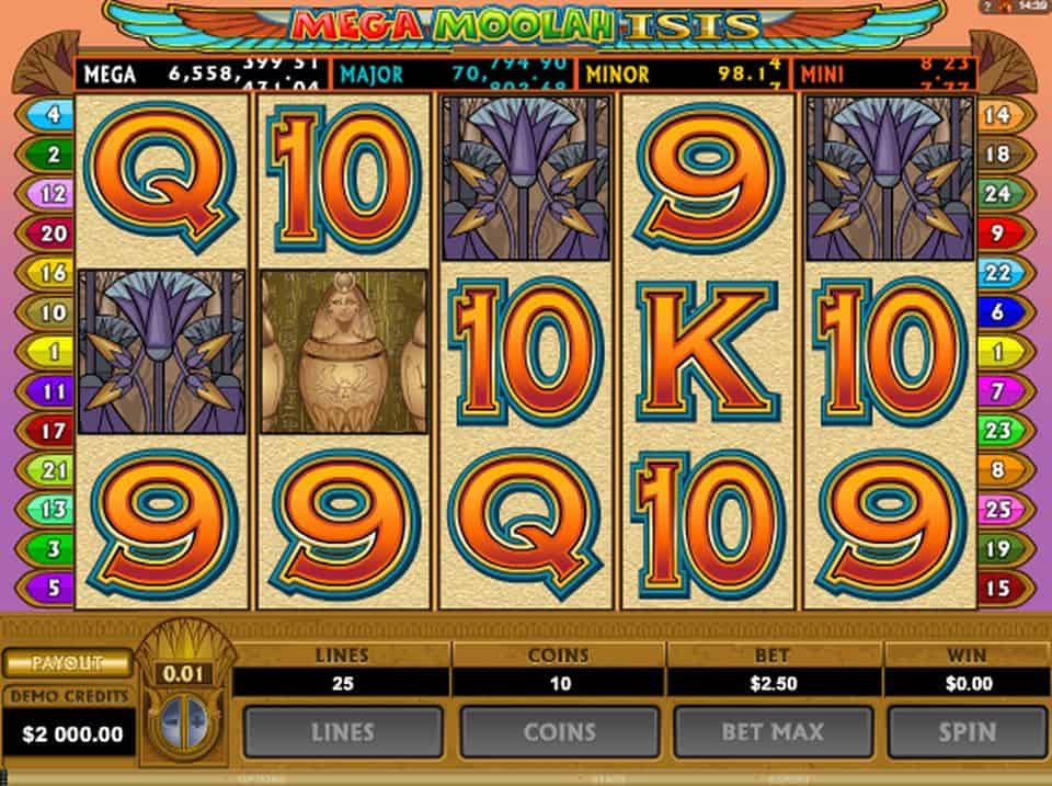 Isis Slot Game Free Play at Casino Ireland 01