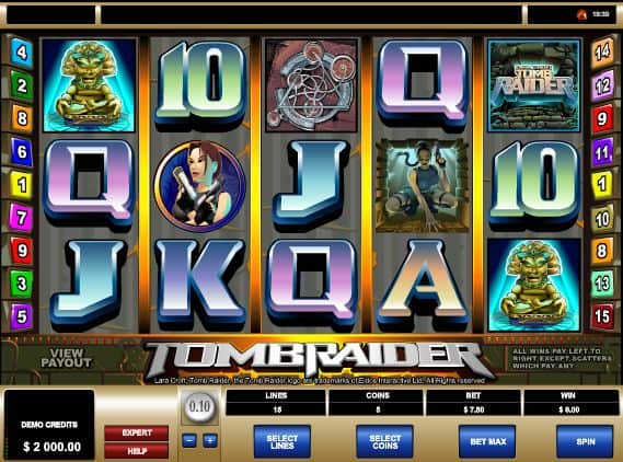 Lara Croft Tomb Raider Slot Game Free Play at Casino Ireland 01