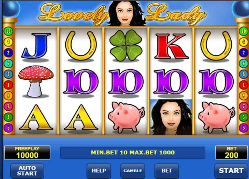 Lovely Lady Slot Game Free Play at Casino Ireland 01
