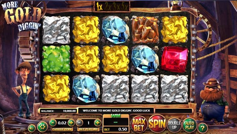 More Gold Diggin Slot Game Free Play at Casino Ireland 01