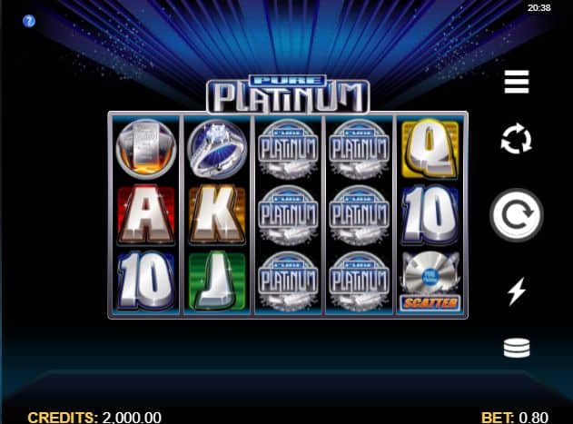 Pure Platinum Slot Game Free Play at Casino Ireland 01