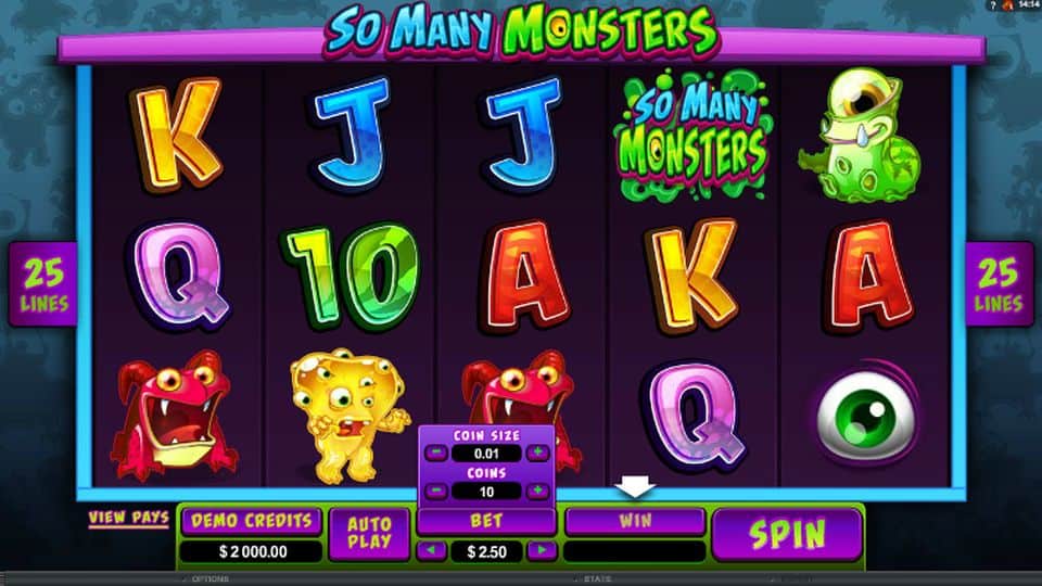 So Many Monsters Slot Game Free Play at Casino Ireland 01