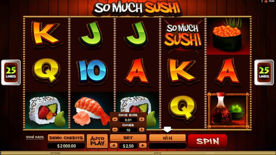 So Much Sushi Slot Game Free Play at Casino Ireland 01