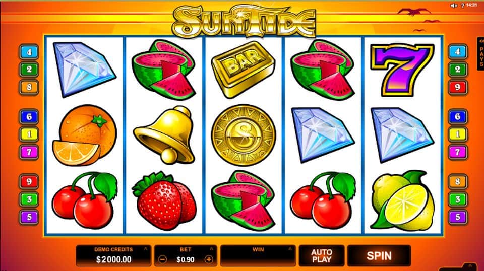 SunTide Slot Game Free Play at Casino Ireland 01