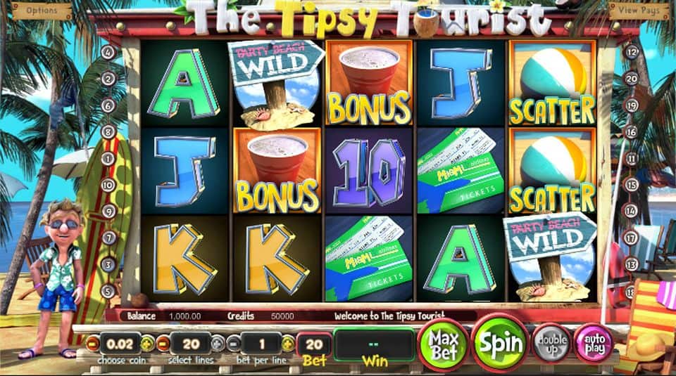 The Tipsy Tourist Slot Game Free Play at Casino Ireland 01