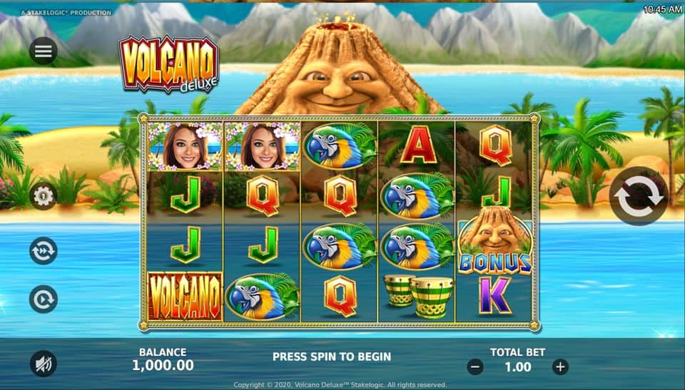 Volcano Deluxe Slot Game Free Play at Casino Ireland 01