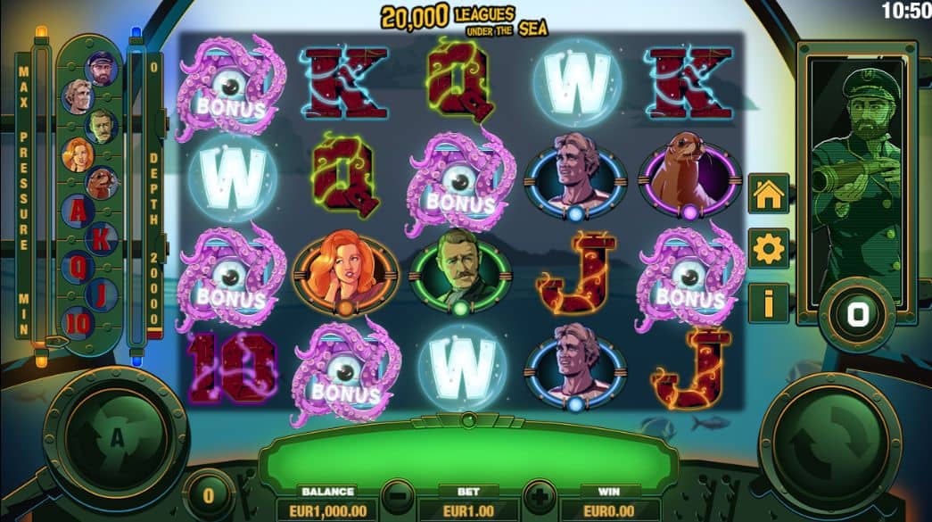 20000 Leagues under the Sea Slot Game Free Play at Casino Ireland 01