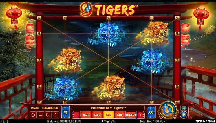 9 Tigers Slot Game Free Play at Casino Ireland 01