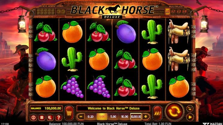 Black Horse Deluxe Slot Game Free Play at Casino Ireland 01