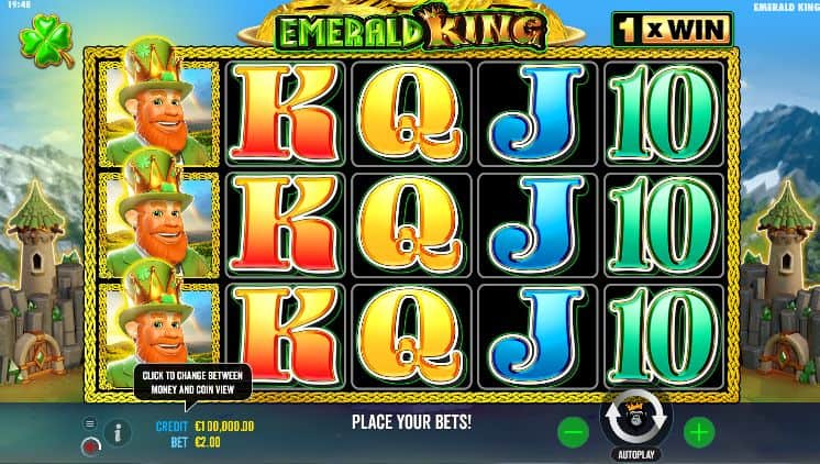 Emerald King Slot Game Free Play at Casino Ireland 01