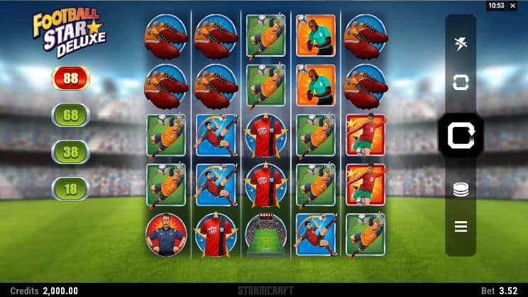 Football Star Deluxe Slot Game Free Play at Casino Ireland 01