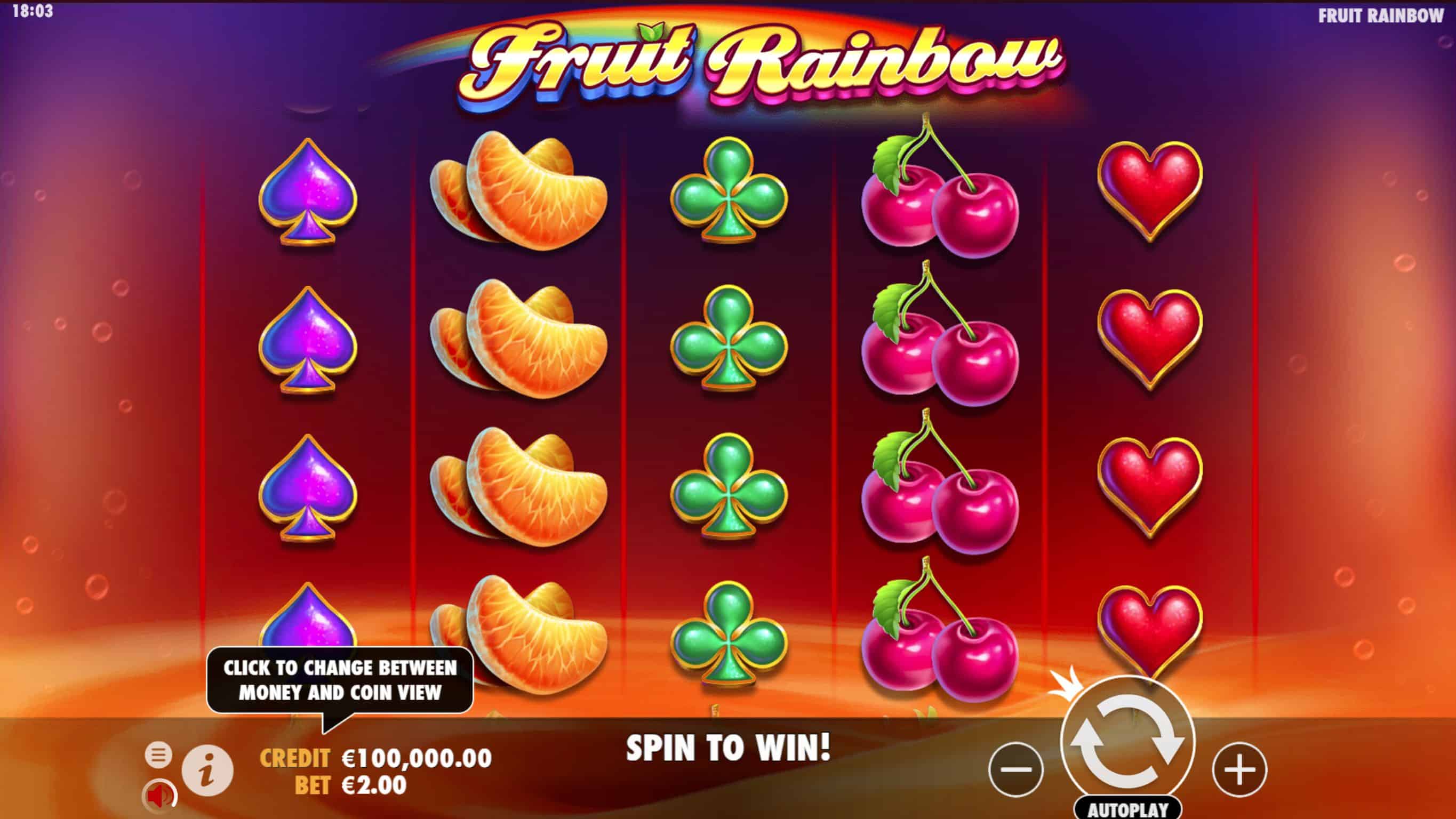 Fruit Rainbow Slot Game Free Play at Casino Ireland 01