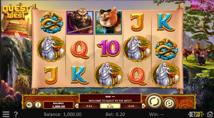 Quest to the West Slot Game Free Play at Casino Ireland 01