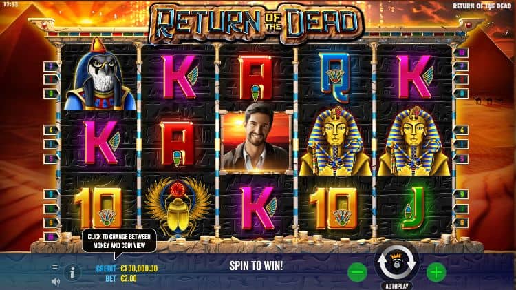 Return of the Dead Slot Game Free Play at Casino Ireland 01