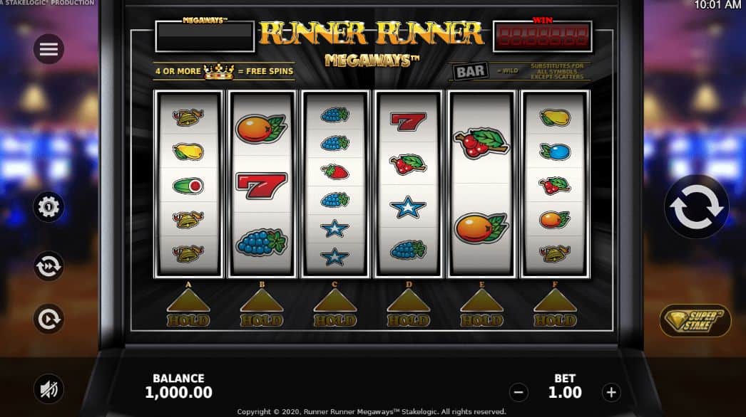 Runner Runner Megaways Slot Game Free Play at Casino Ireland 01