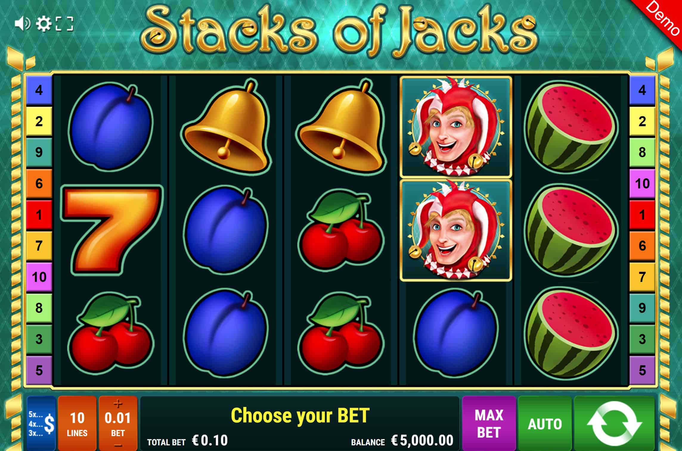Stacks of Jacks Slot Game Free Play at Casino Ireland 01