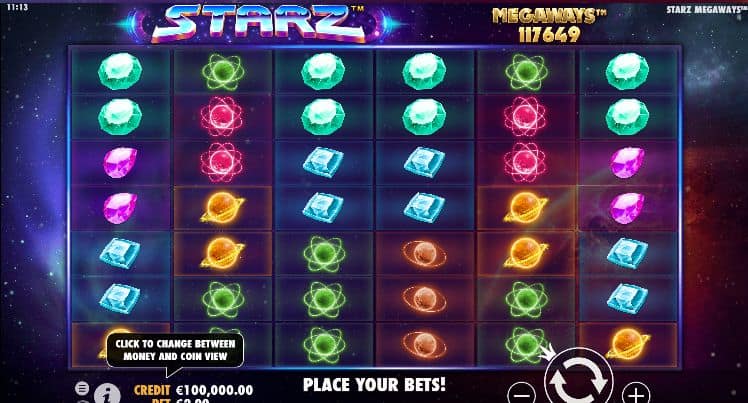 Starz Megaways Slot Game Free Play at Casino Ireland 01