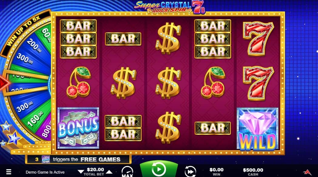 Super Crystal 7s Slot Game Free Play at Casino Ireland 01