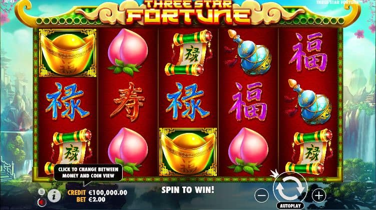 Three Star Fortune Slot Game Free Play at Casino Ireland 01