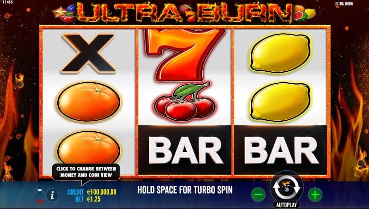 Ultra Burn Slot Game Free Play at Casino Ireland 01