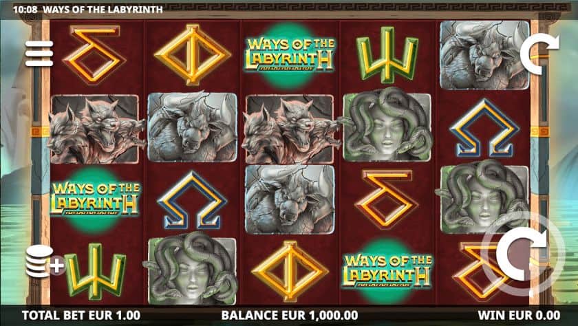 Ways of the Labyrinth Slot Game Free Play at Casino Ireland 01