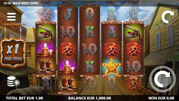 Wild West Zone Slot Game Free Play at Casino Ireland 01