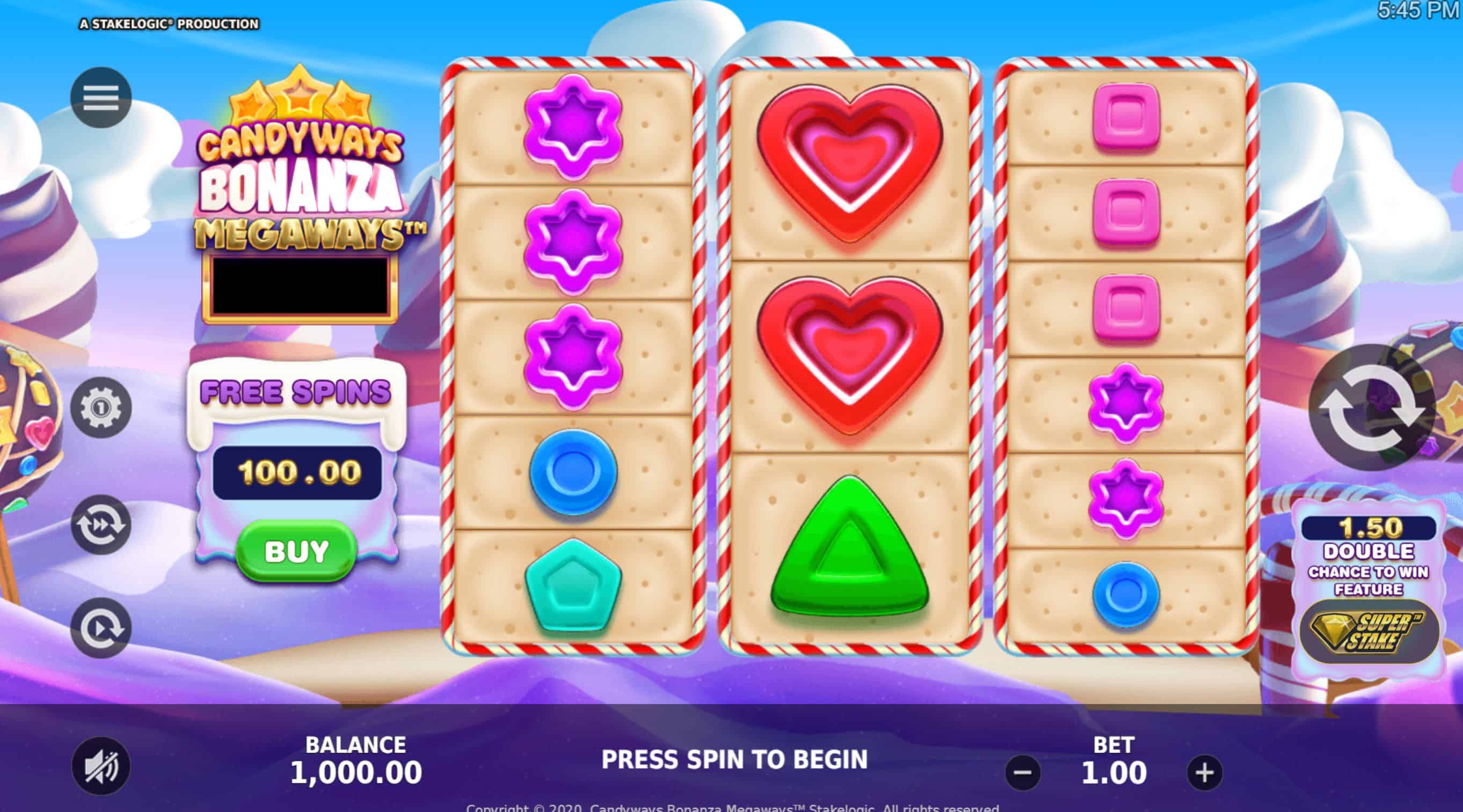 Candyways Bonanza Megaways Slot Game Free Play at Casino Ireland 01