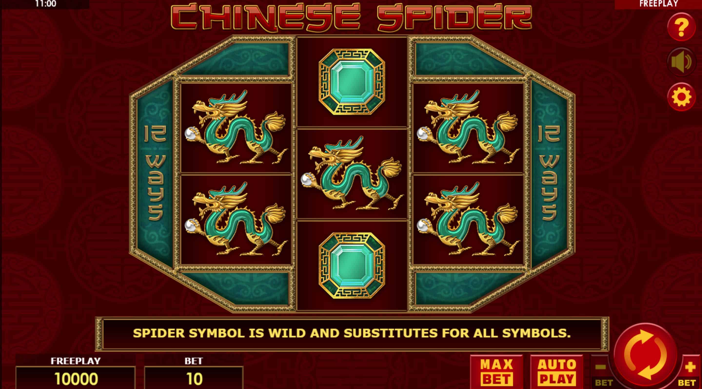 Chinese Spider Slot Game Free Play at Casino Ireland 01