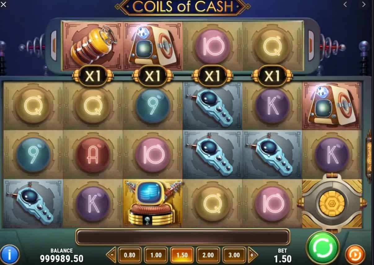 Coils of Cash Slot Game Free Play at Casino Ireland 01