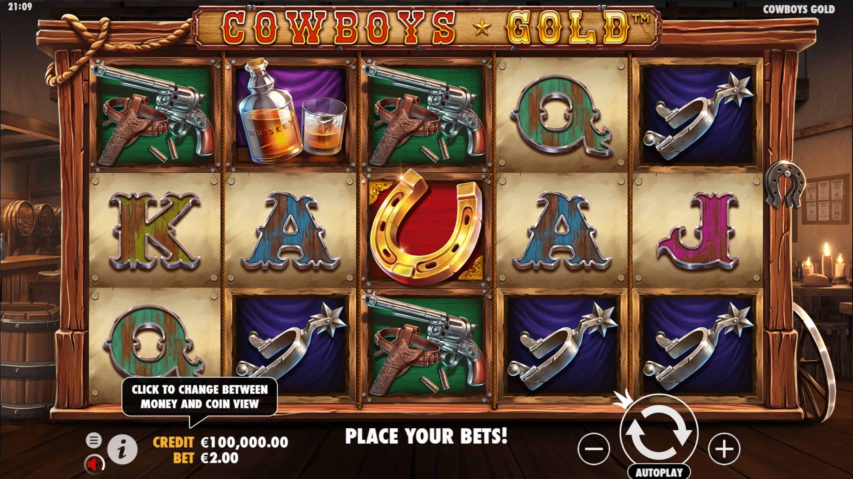 Cowboys Gold Slot Game Free Play at Casino Ireland 01