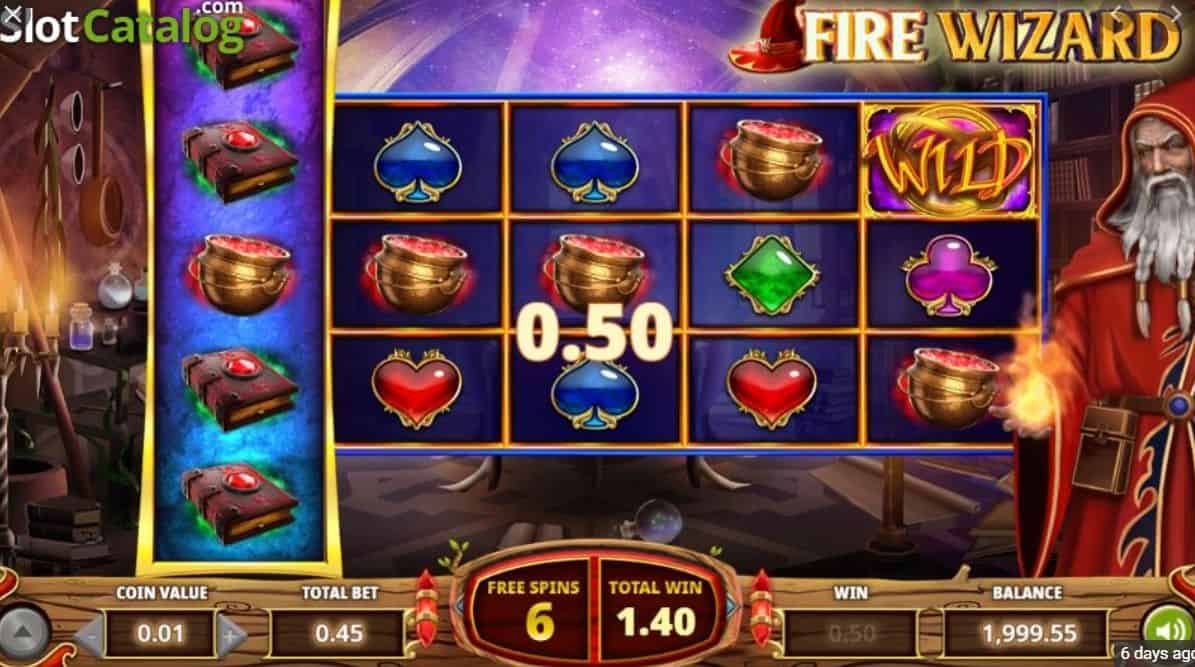 Fire Wizard Slot Game Free Play at Casino Ireland 01