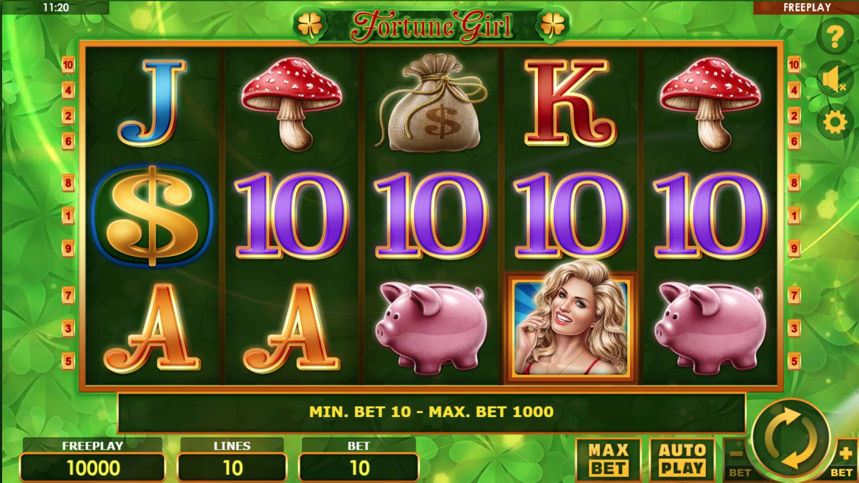 Fortune Girl Slot Game Free Play at Casino Ireland 01