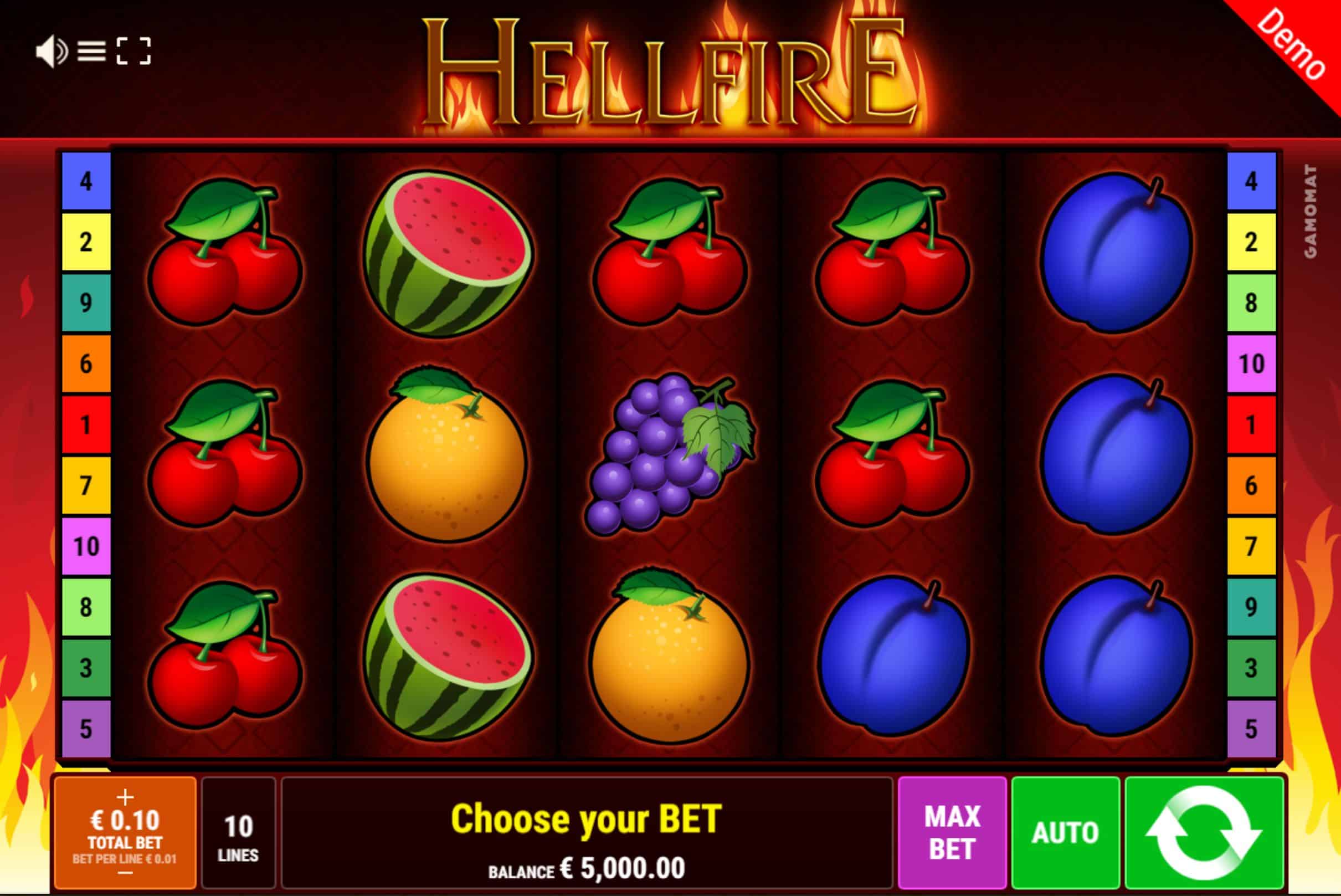 Hellfire Slot Game Free Play at Casino Ireland 01