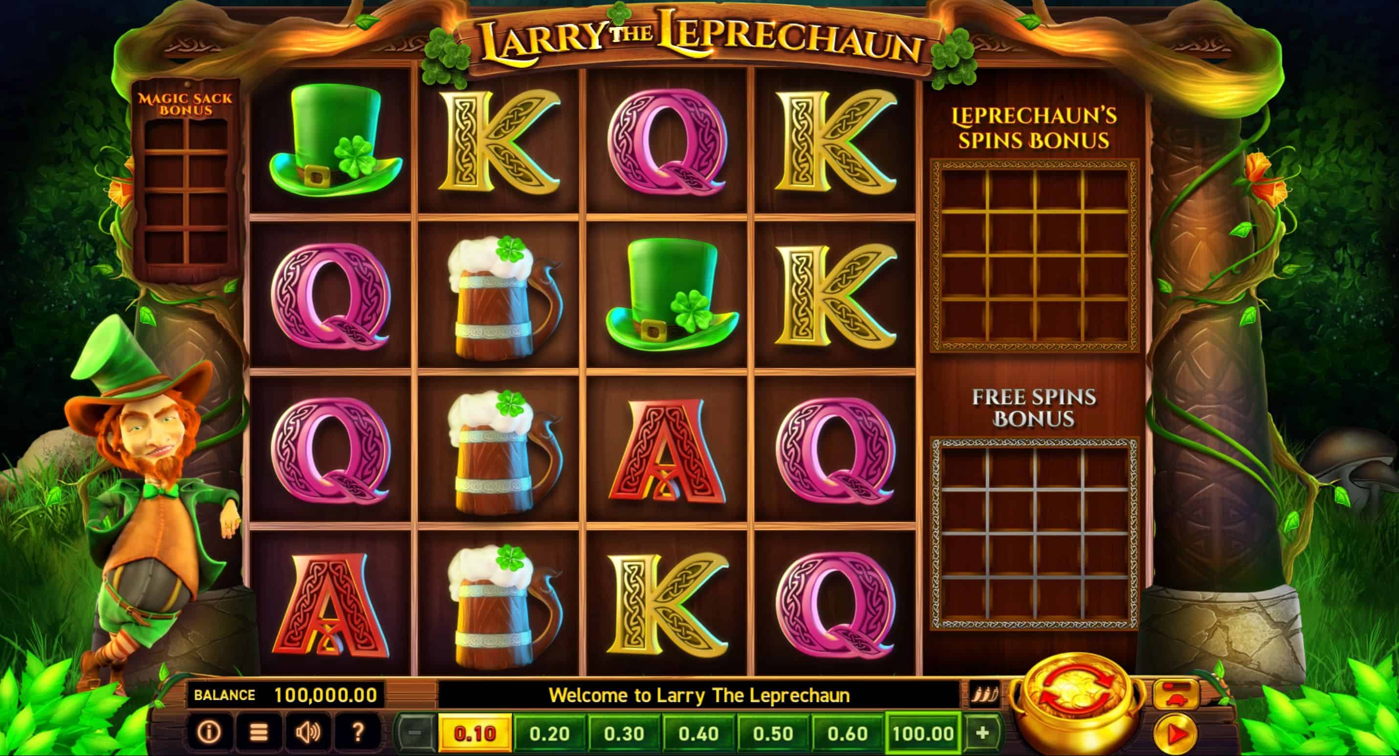 Larry the Leprechaun Slot Game Free Play at Casino Ireland 01