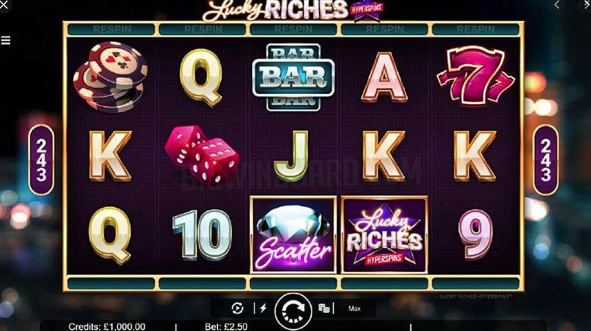 Lucky Riches Hyperspins Slot Game Free Play at Casino Ireland 01