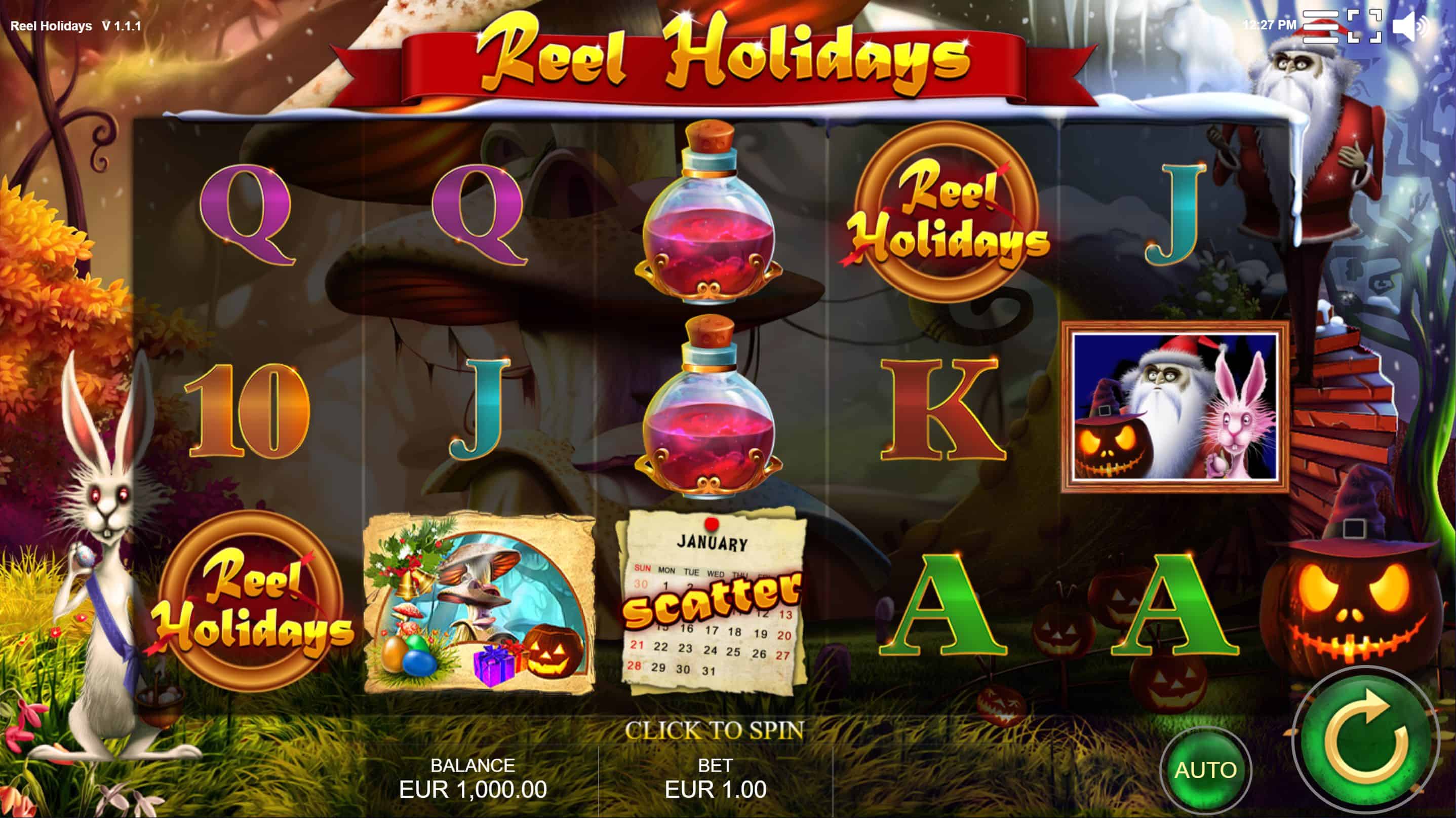 Reel Holidays Slot Game Free Play at Casino Ireland 01