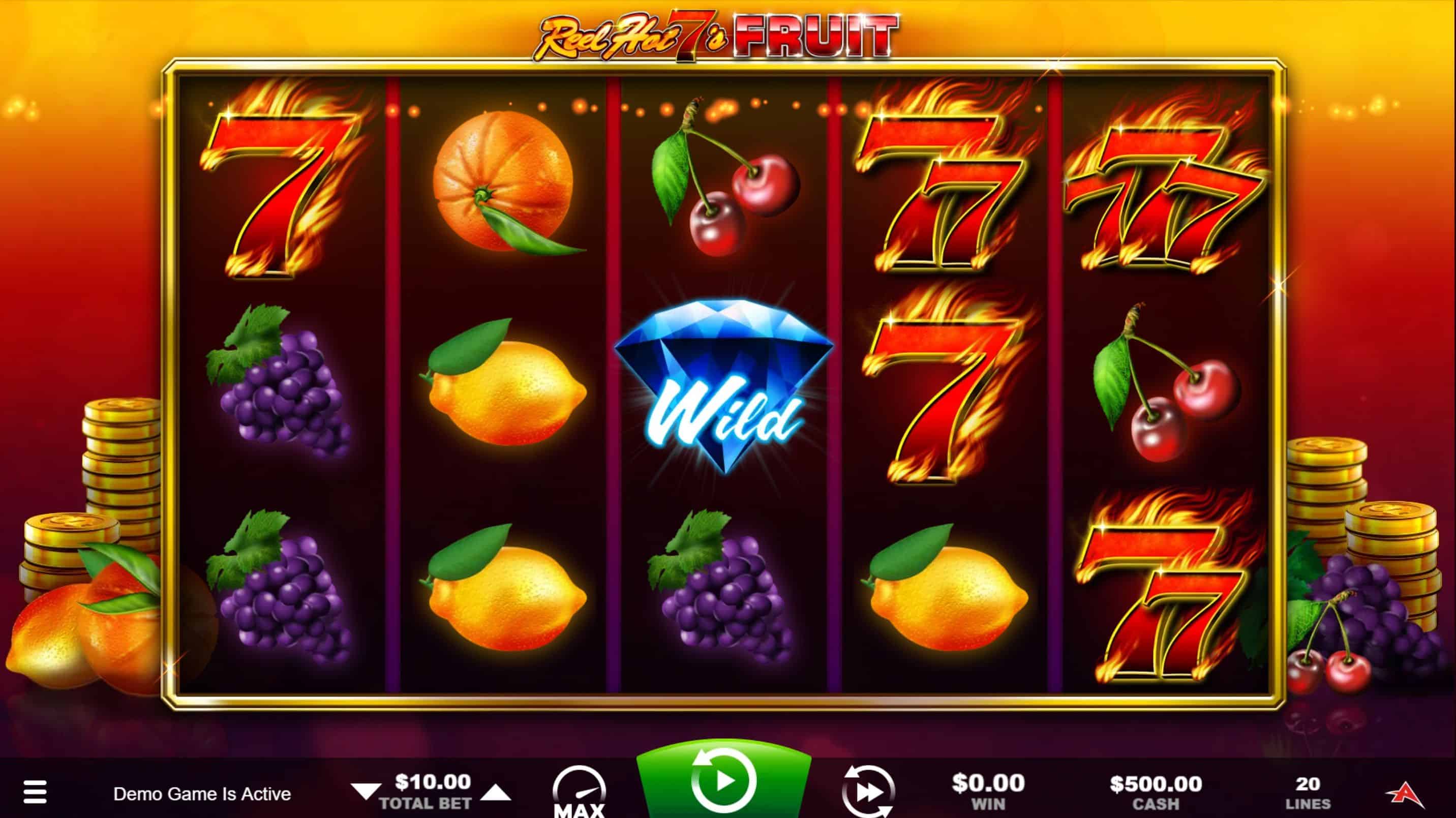 Reel Hot 7s Fruit Slot Game Free Play at Casino Ireland 01