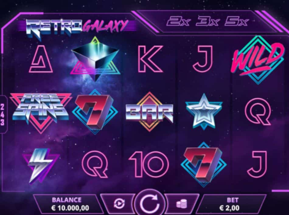 Retro Galaxy Slot Game Free Play at Casino Ireland 01