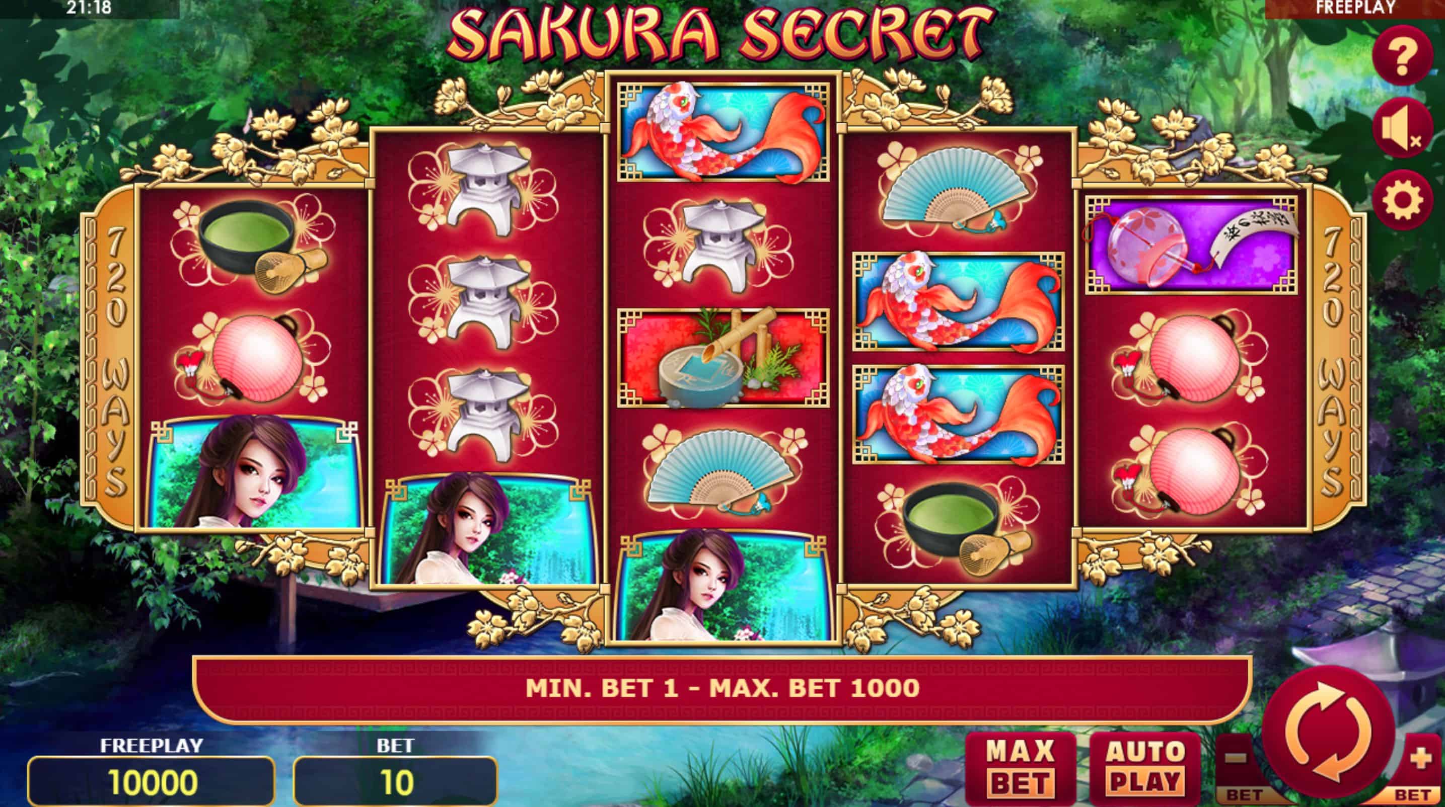 Sakura Secret Slot Game Free Play at Casino Ireland 01